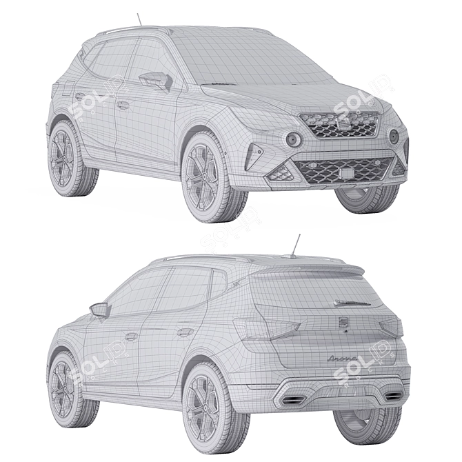 Archive Files for SEAT Arona 3D model image 3