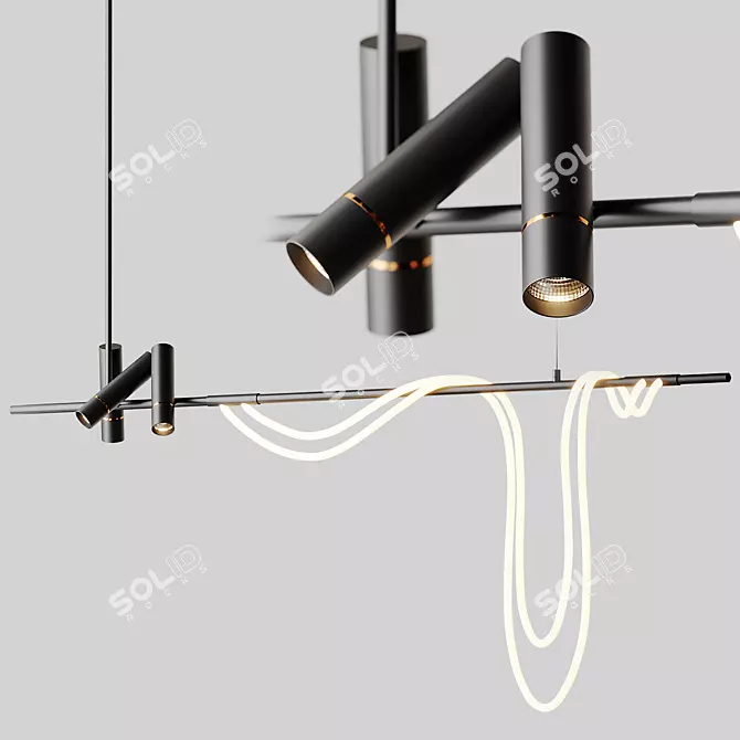 Tracer Ceiling Light from Dekorfine 3D model image 1