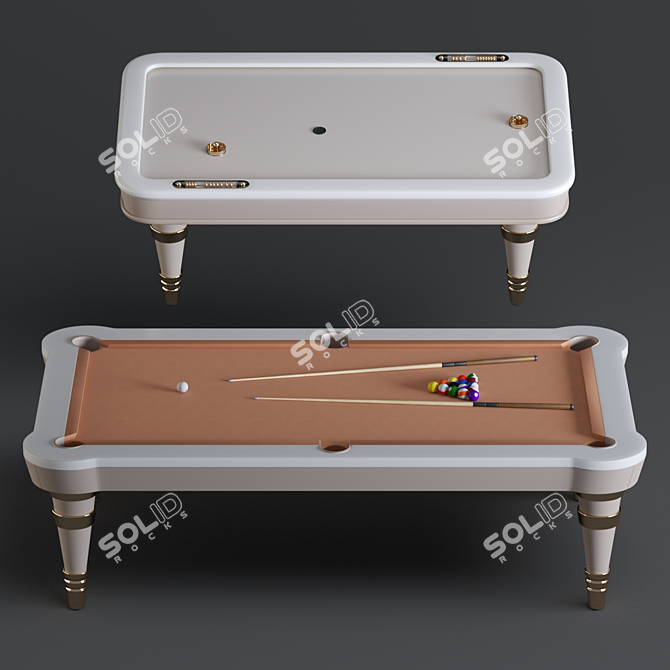 Premium Game Room Furniture Collection 3D model image 2