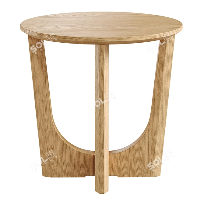 Modern Tovi Side Table 3D model image 4