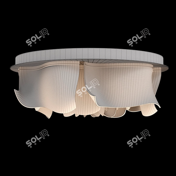 Modern 3D Ceiling Light Fixture 3D model image 2