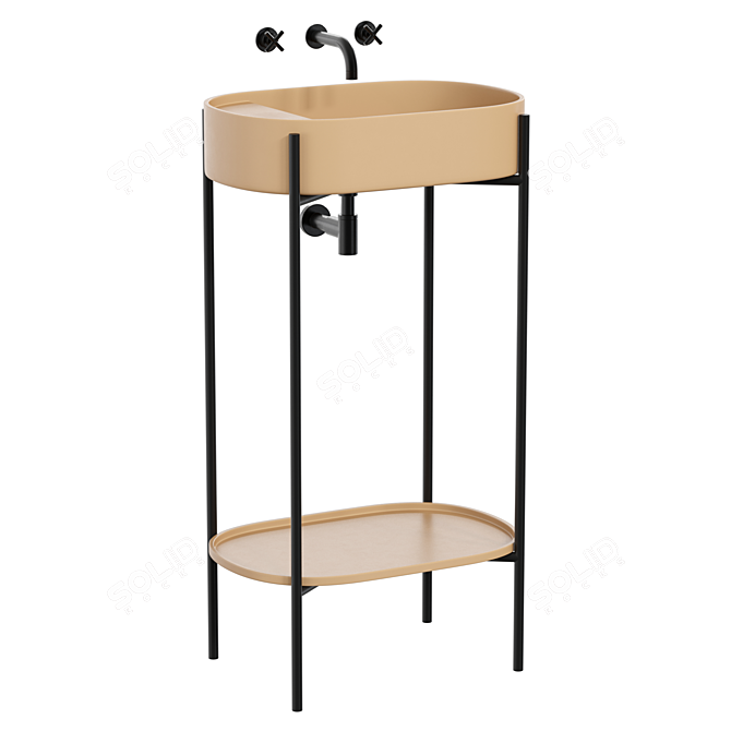 Buffalo Bathroom Furniture Set 3D model image 2