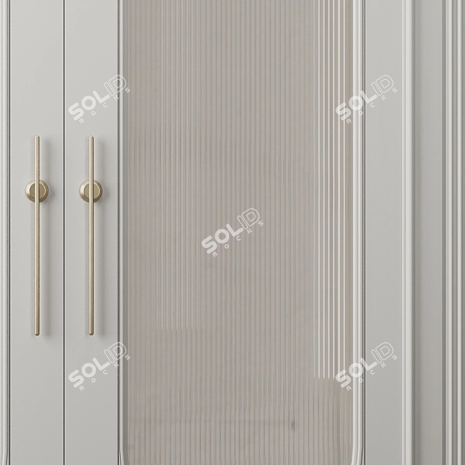  Modern Entrance Door Set 2016 3D model image 2