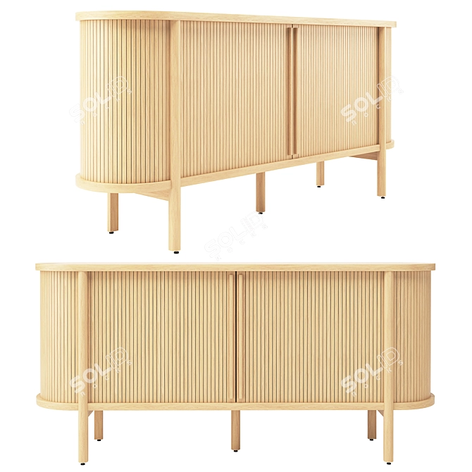 Elegant Cadence Sideboard: 2017 Edition 3D model image 1