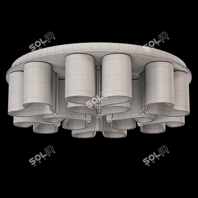 Hearts Ceiling Light 3D Model 3D model image 3