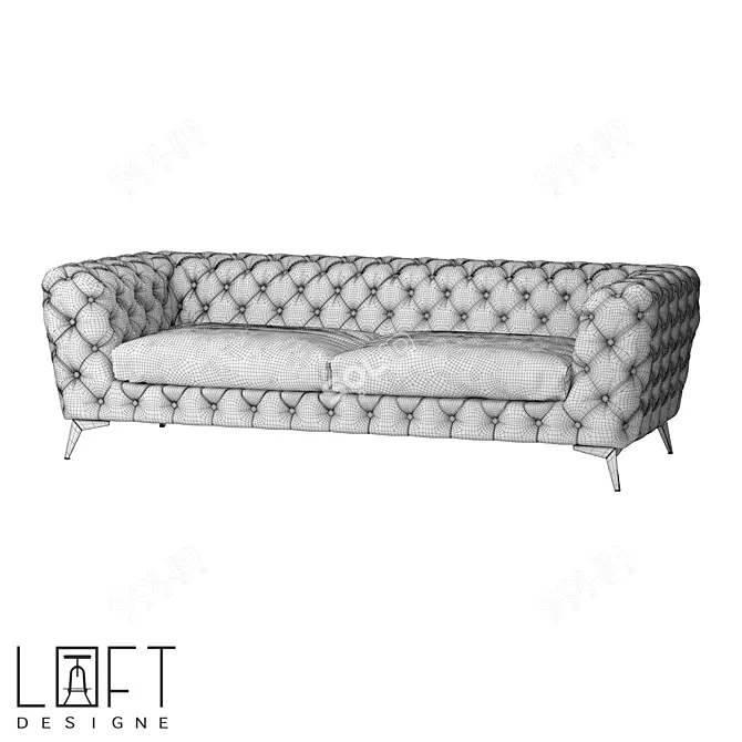 Modern LoftDesign Sofa 31769 3D model image 2