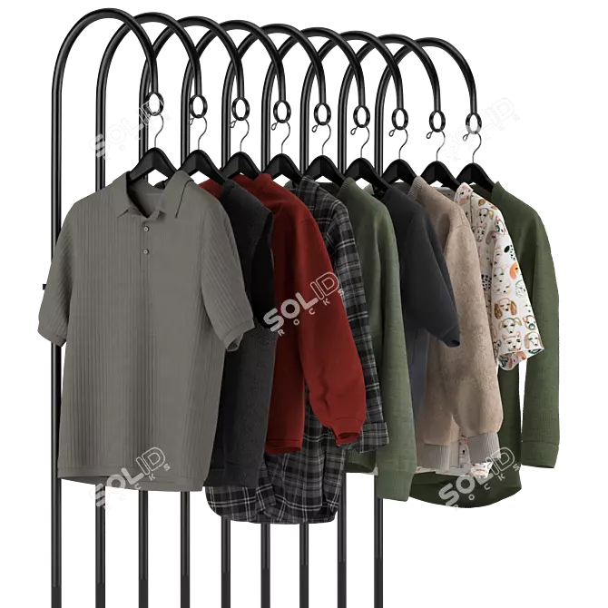 Mannequin Set Elegant Design Renders 3D model image 5