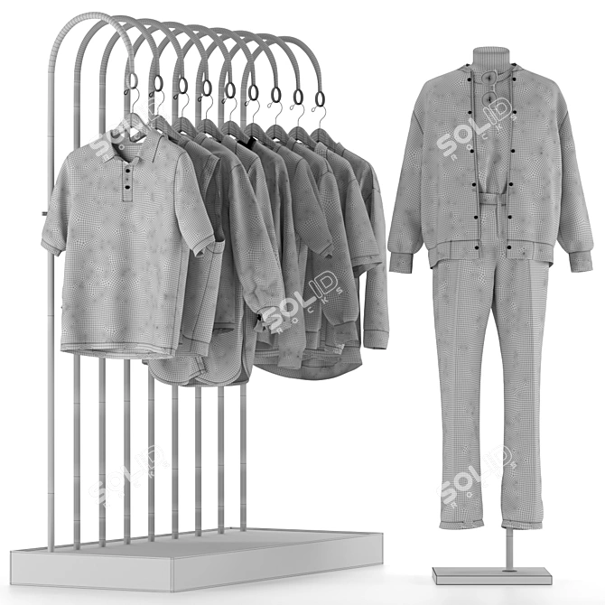 Mannequin Set Elegant Design Renders 3D model image 6