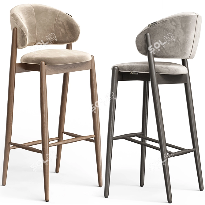 Bar Stools: Family Look Collection 3D model image 1