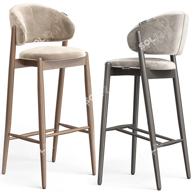 Bar Stools: Family Look Collection 3D model image 8