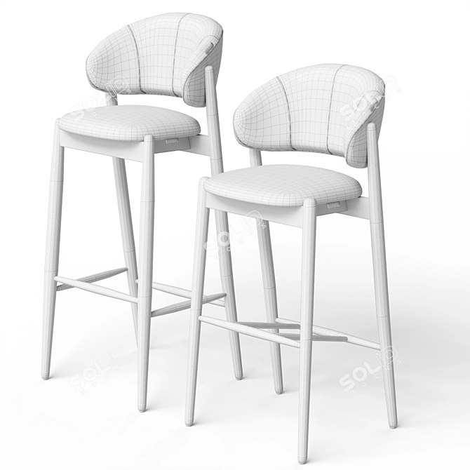 Bar Stools: Family Look Collection 3D model image 14