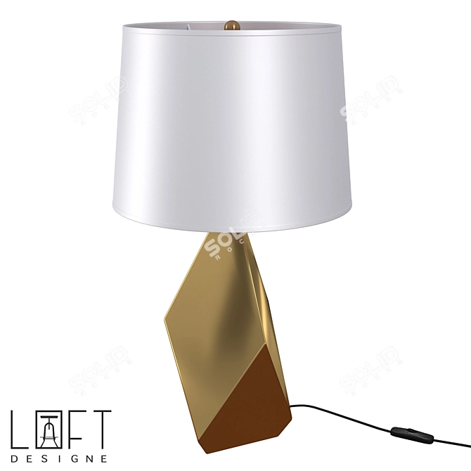 Industrial Style Table Lamp "LoftDesigne 8454 3D model image 1