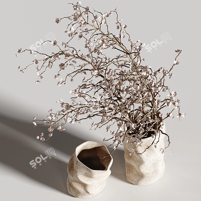 Elegant 3D Bouquet H12 Model 3D model image 6