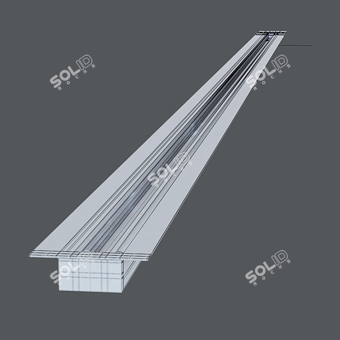 Elektrostandard Recessed Single-Phase Track Rail 3D model image 2