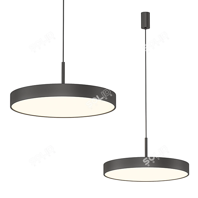 Modern Viokef Pendant Light 3D model image 1