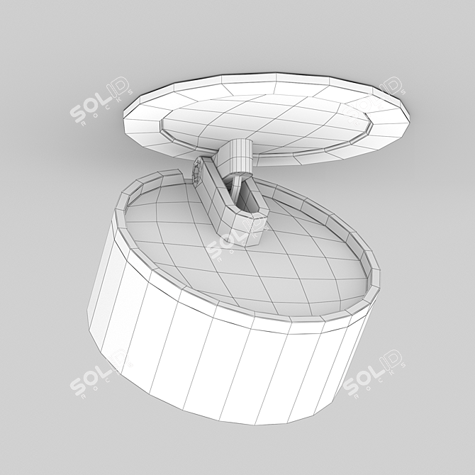 Versatile LGD POT R85 12W Spotlight 3D model image 6