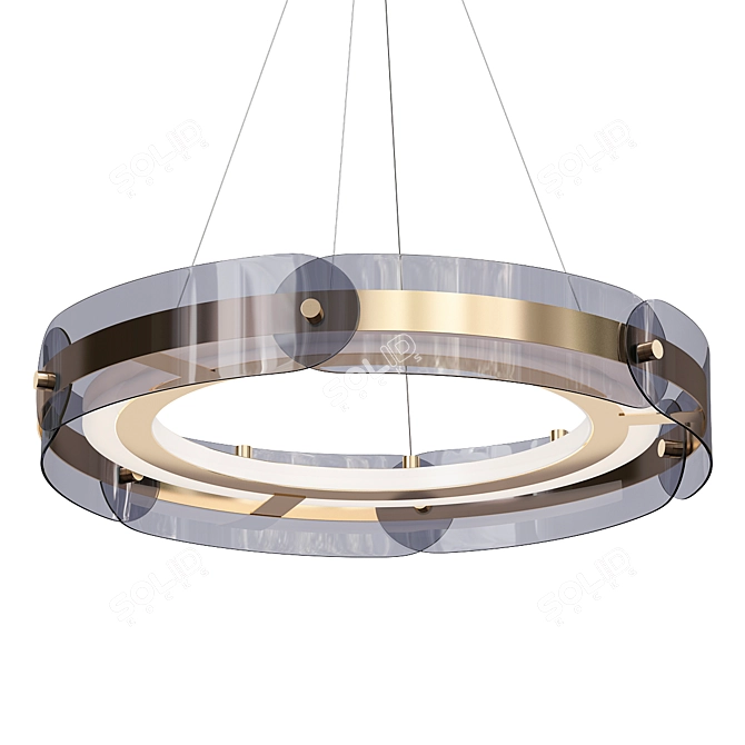 Circular Chandeliers Bergdis 3D model image 1