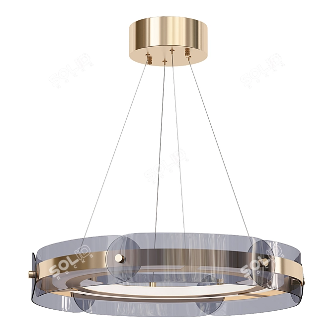 Circular Chandeliers Bergdis 3D model image 2