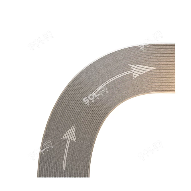 EMCO Technical Mat Track with Markers 3D model image 3