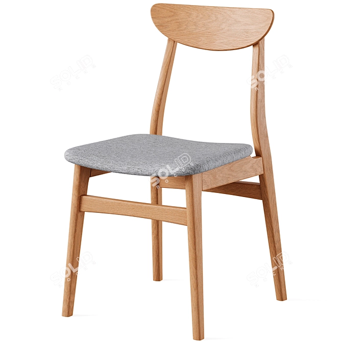 Sleek Rodham Chair by Rowico 3D model image 8