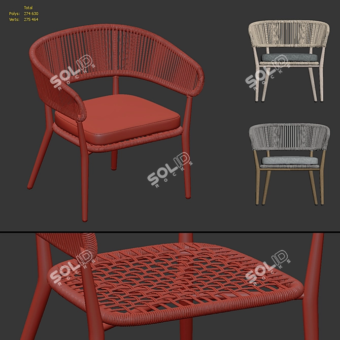 Cosmorelax Atlantic Lounge Chair 3D model image 6