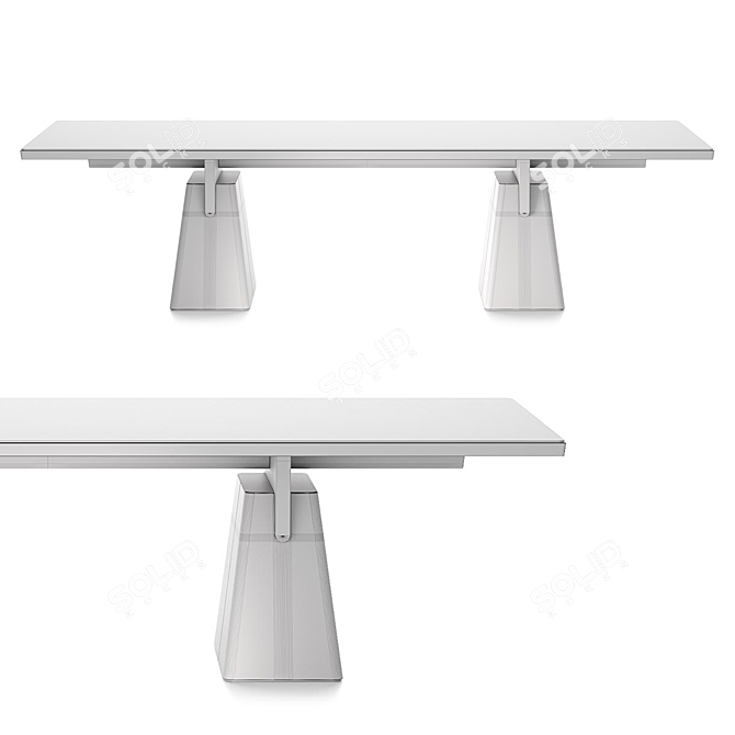 Klin 2 Dining Tables by Tok 3D model image 5