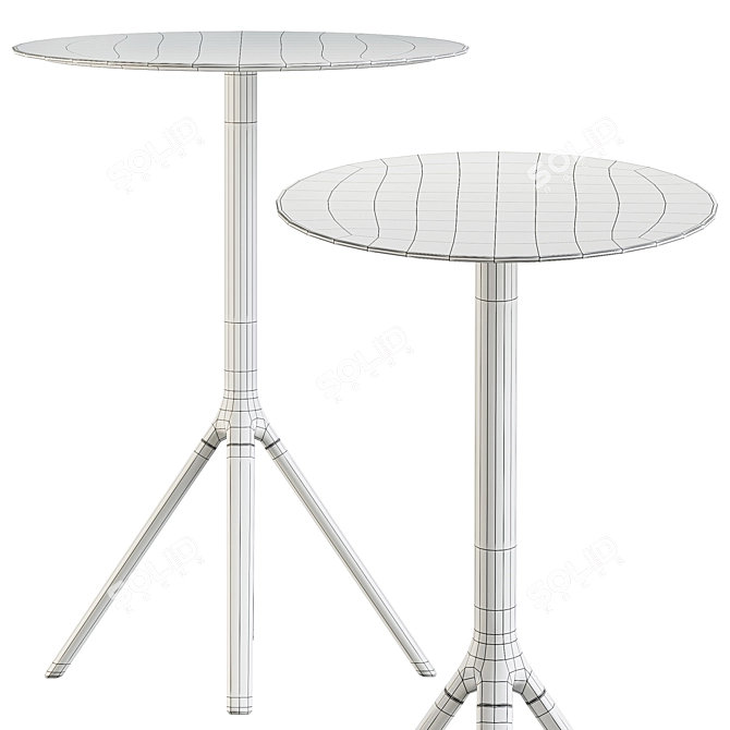 Modern Bar Table Lapalma Collection 3D model image 5