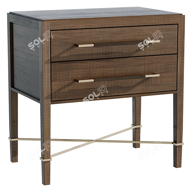  Verona Champagne Coffee Chest 3D model image 1