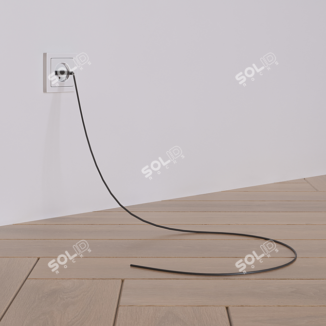 Adjustable Wire Outlet: Wire Editing.Model 3D model image 2