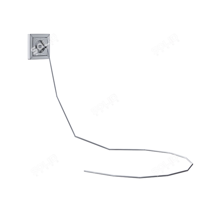 Adjustable Wire Outlet: Wire Editing.Model 3D model image 5