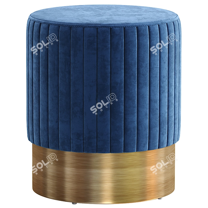 Silver Base Domane Pouf Mitts 3D model image 6