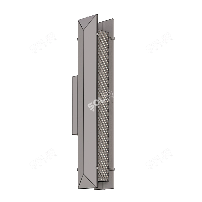 Modern Wall Light Fixture 3D Model 3D model image 4