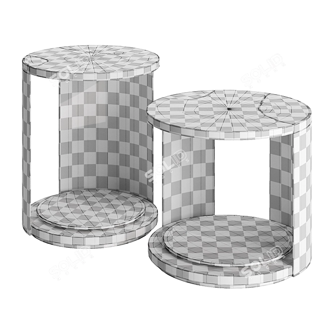 Modern Terni Side Table - Sleek Design 3D model image 3