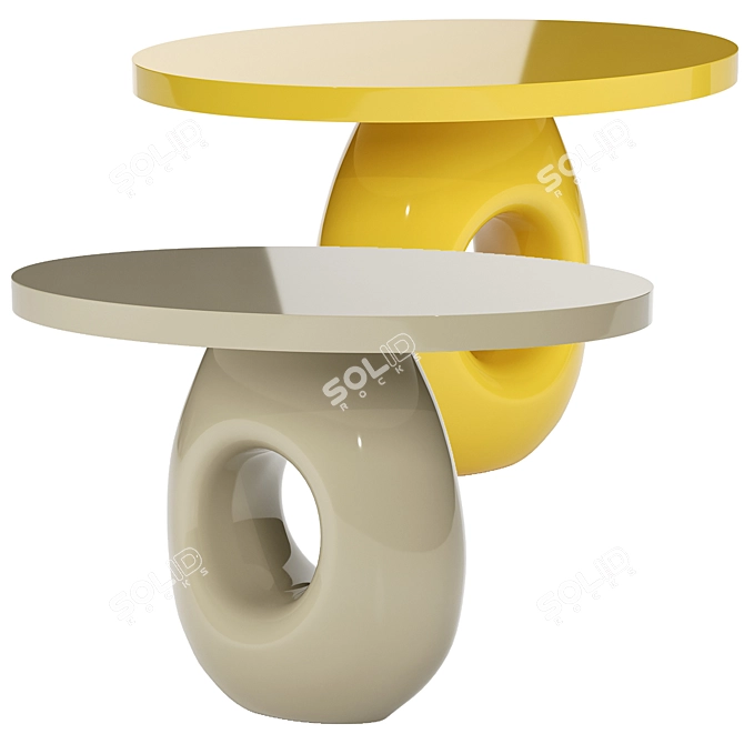 Vera Cruz Coffee Table: Modern Design 3D model image 2