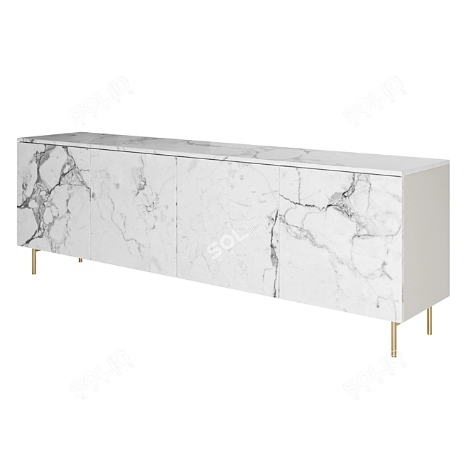  Modern Universal Ceramic Sideboard 3D model image 3