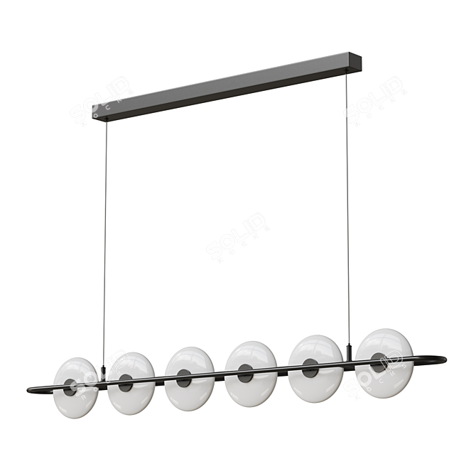 Paavo Long LED Bar Light 3D model image 1