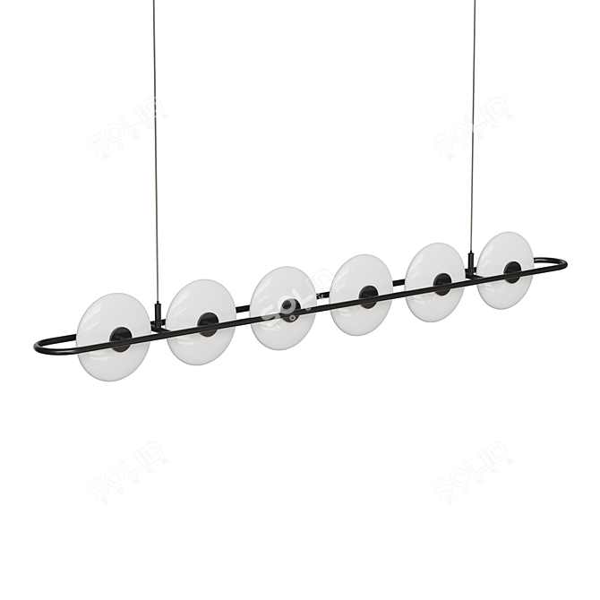 Paavo Long LED Bar Light 3D model image 2