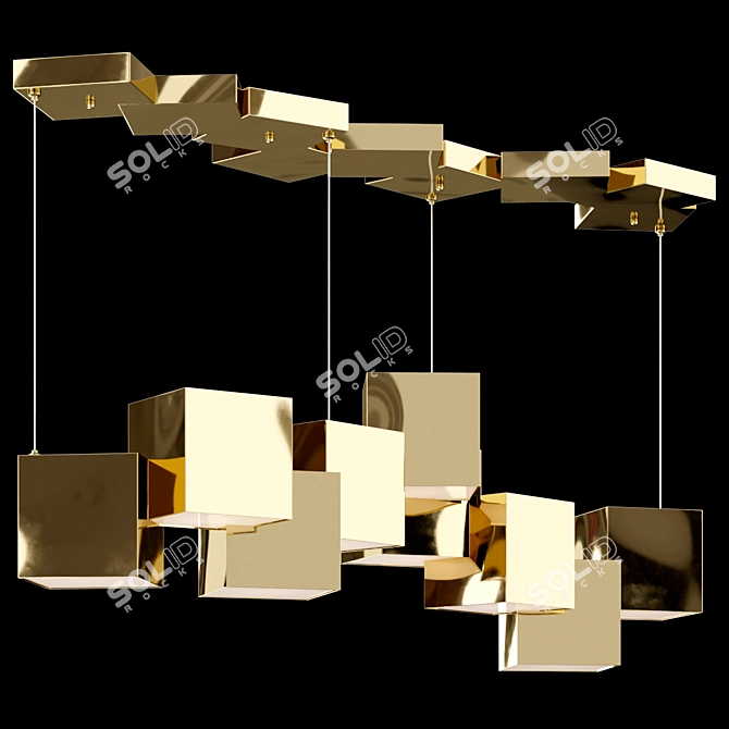 BLITZ Pendant Light 3D Model 3D model image 4