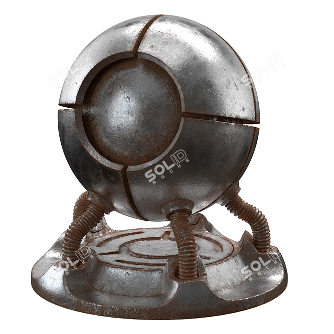 Rust Shader for Vray 3D model image 5