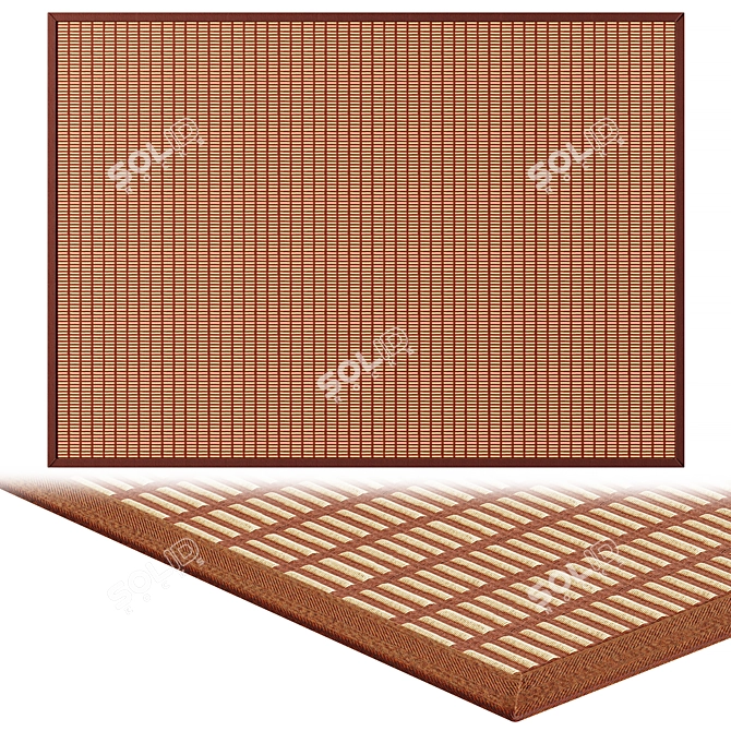 Woodnotes NYC Rug in 3500mm x 2500mm 3D model image 2