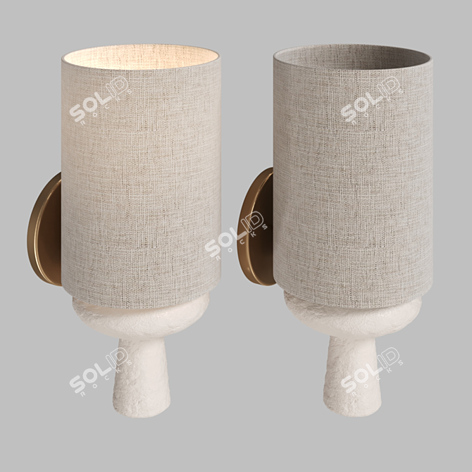 Napa Valley Wall Sconce 3D model image 1