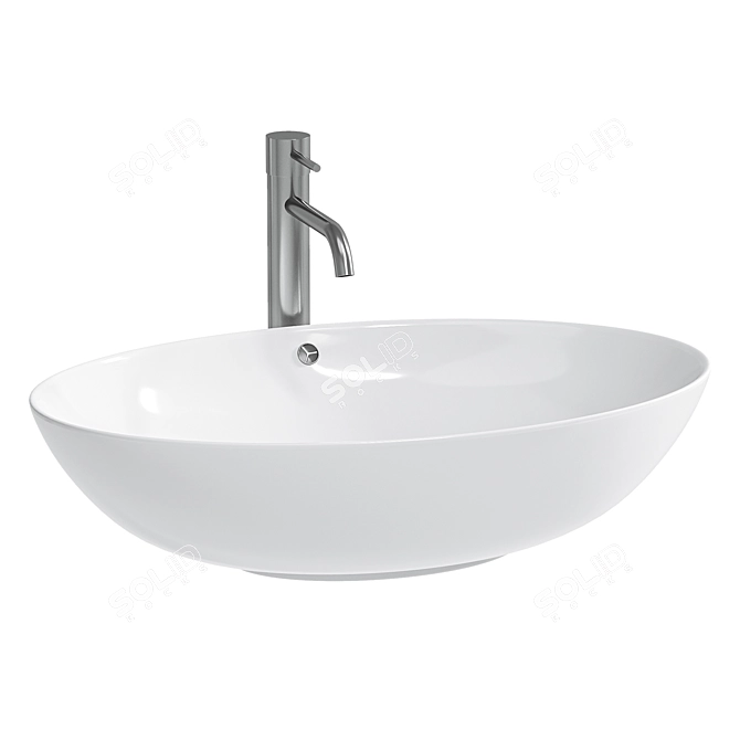 BELBAGNO BB1104 Countertop Sink 3D model image 2