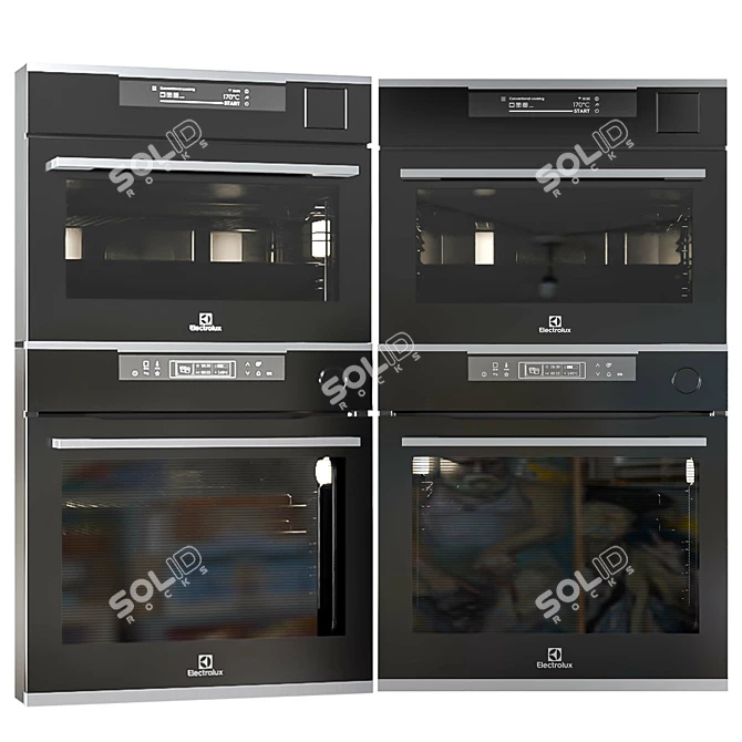 Electrolux Kitchen Appliance Set 3D model image 4
