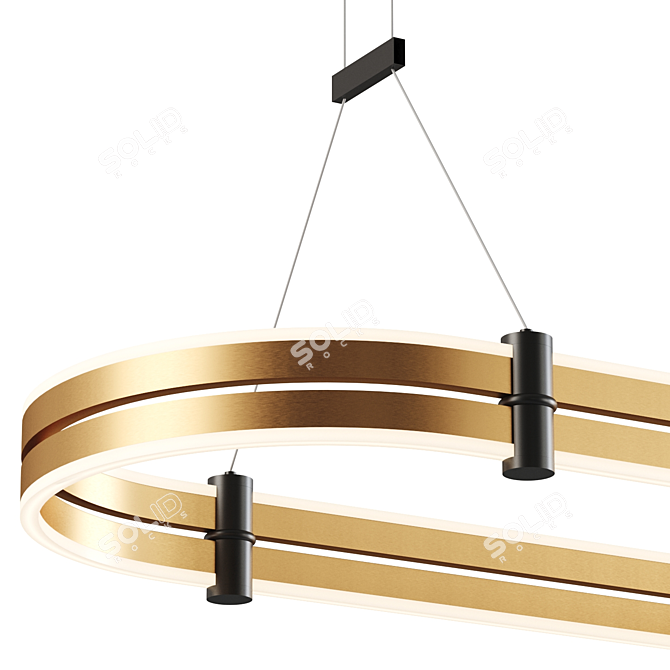 Zortes DUBLE-R Pendant Light 3D model image 6