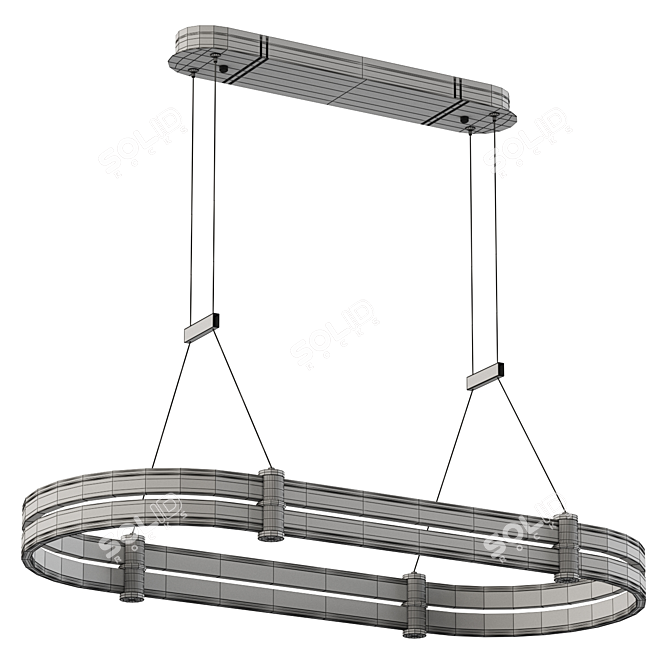 Zortes DUBLE-R Pendant Light 3D model image 7