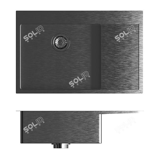 IDDIS Haze Kitchen Sink Set 3D model image 3