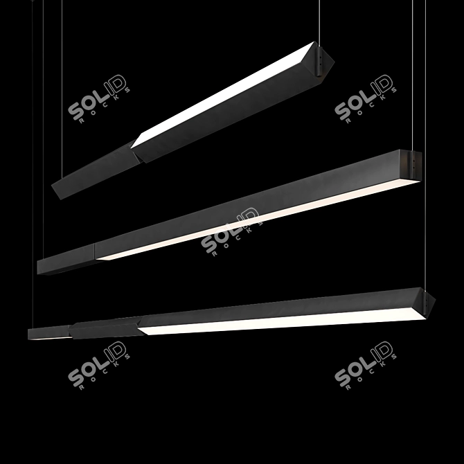 Swivel LED Pendant Lamp - Pivot 3D model image 3