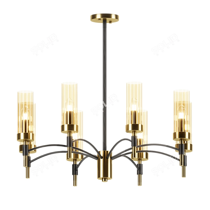 Elegant Lumion Sharon Ceiling Chandelier 3D model image 1