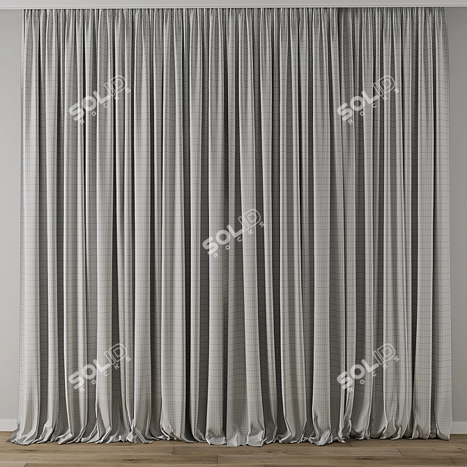 Versatile Curtain Model Collection 3D model image 3