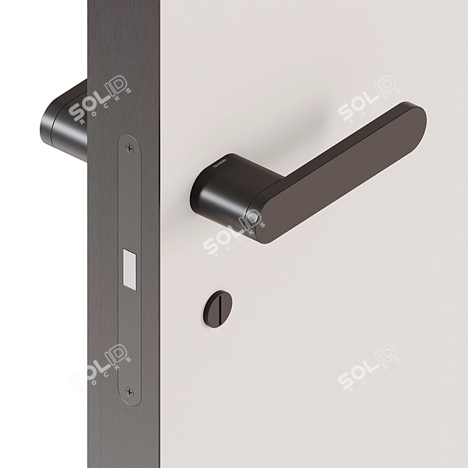 PIU Design Concealed Mount Doors 3D model image 3